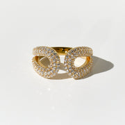 Diamond Twins Ring