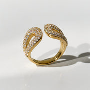 Diamond Twins Ring