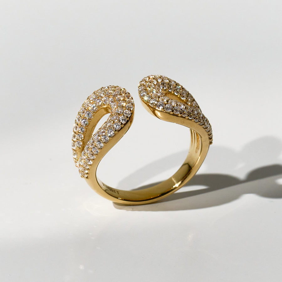 Diamond Twins Ring