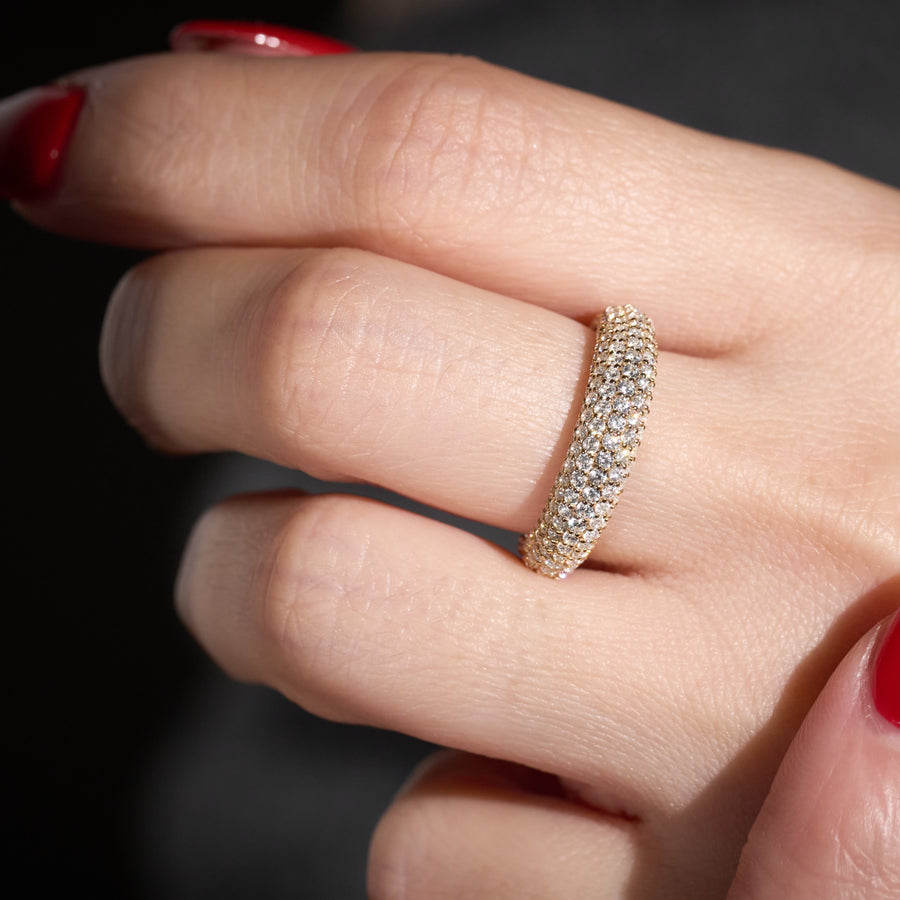 Diamond Eternal Dome Ring